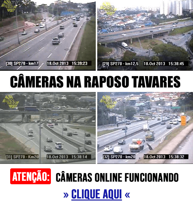 Cameras ao vivo Raposo Tavares em Osasco