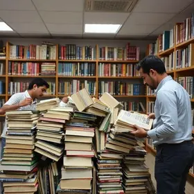 descarte de livros em biblioteca