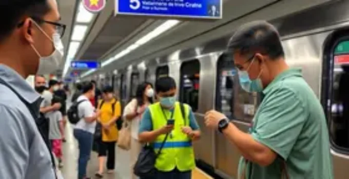 Estações de metrô e trem em São Paulo