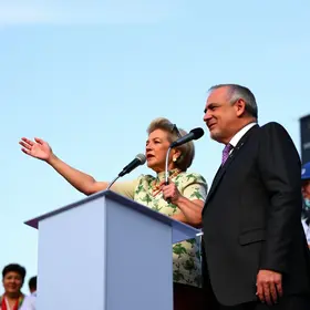 primeiro dia de campanha