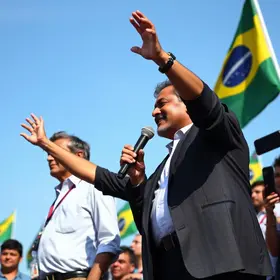 primeiro dia de campanha em SP